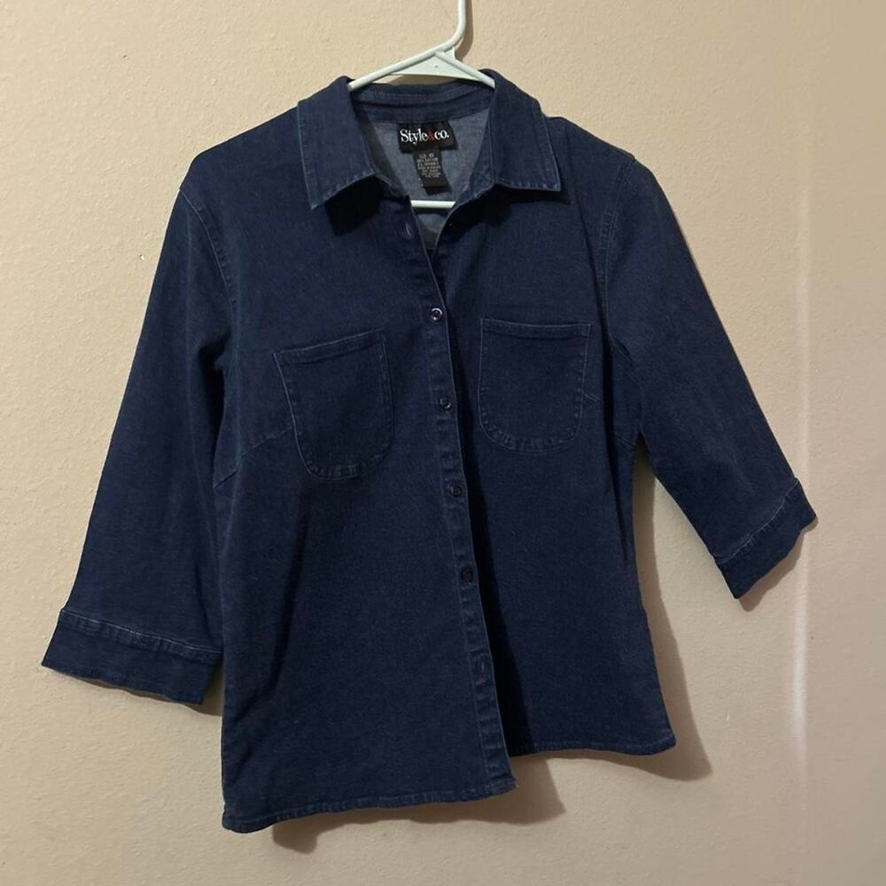 Style co navy blue